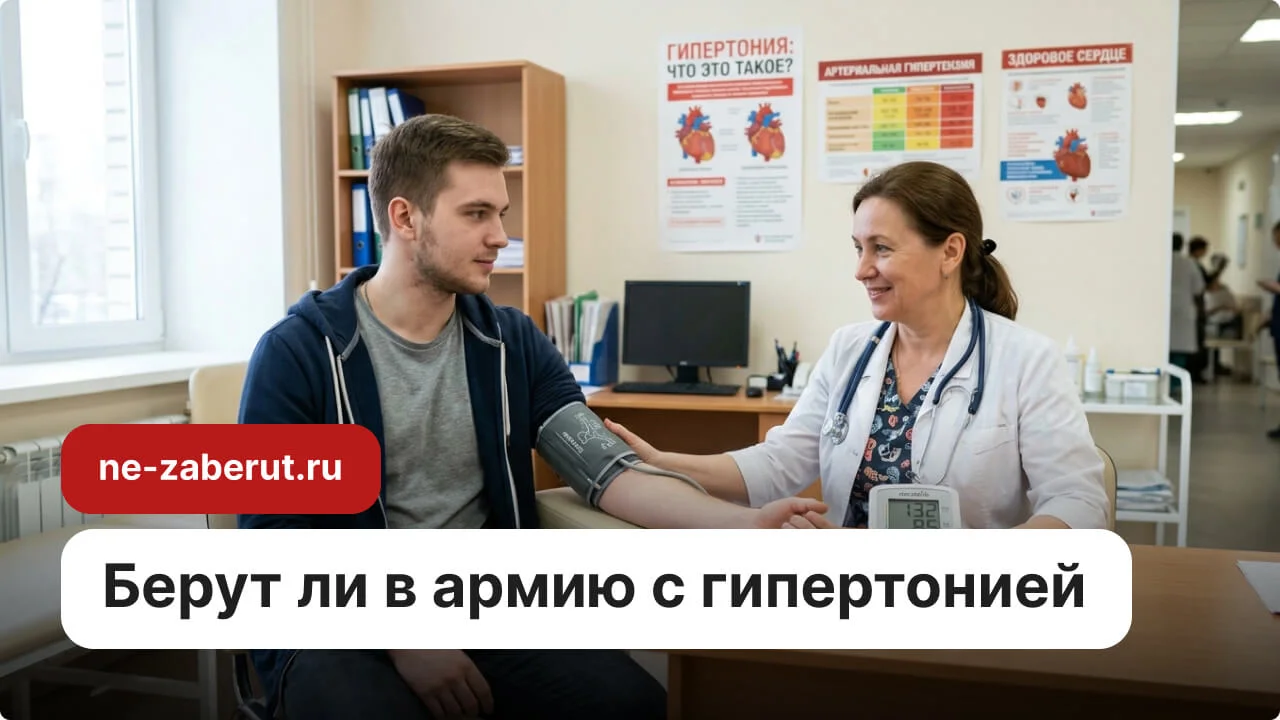 Врач в больнице измеряет тонометром давление у молодого человека.