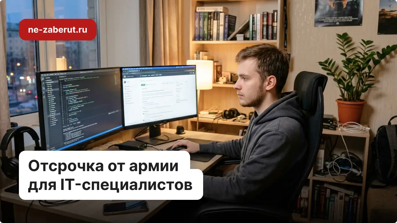 Айтишник работает дома за компьютером