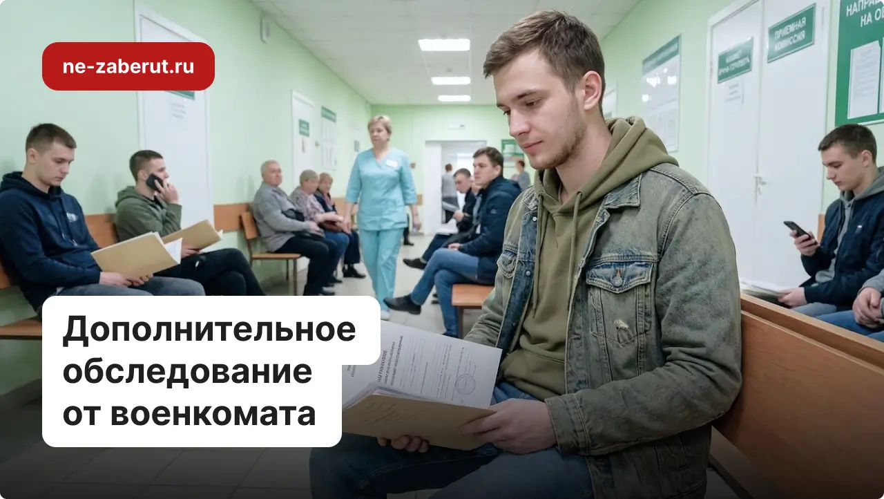 Призывник сидит в больнице по направлению на дополнительное обследование от военкомата