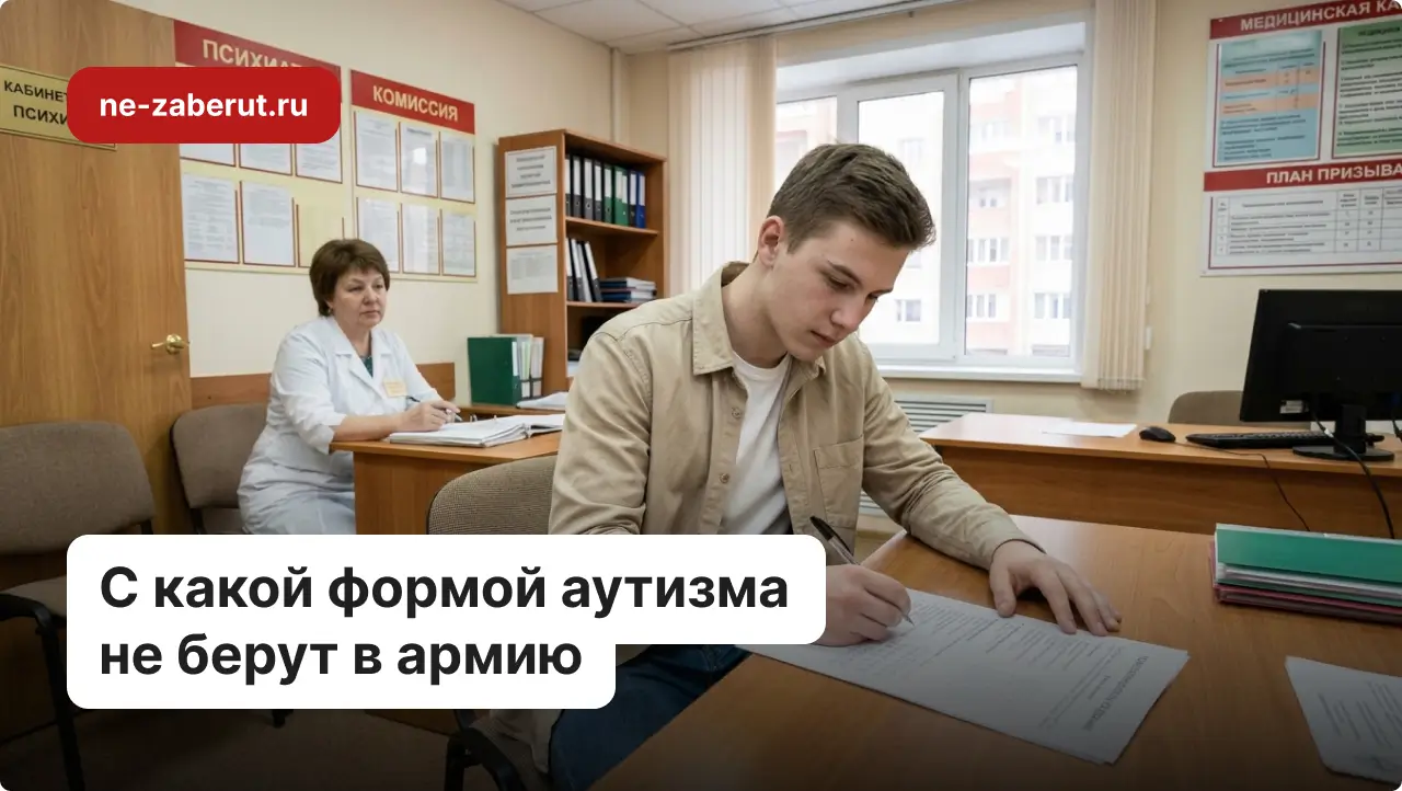 Призывник в военкомате решает тест в кабинете психиатра